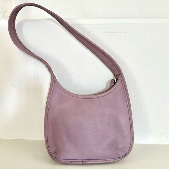Coach Vintage Ergo Mini 9020 Zip Shoulder Bag in Lavender RARE - Picture 1 of 15